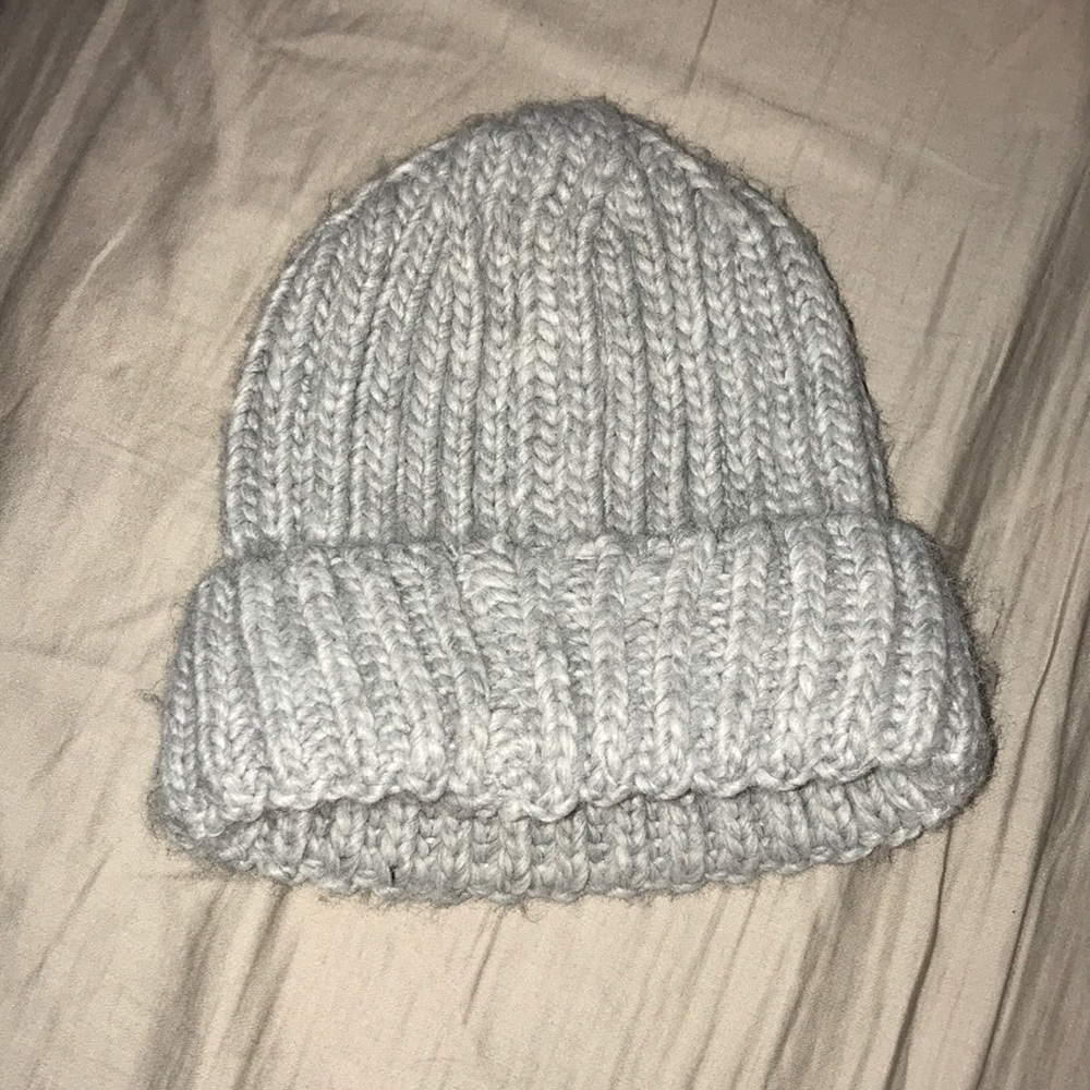 Gray Beanie Winter Hat